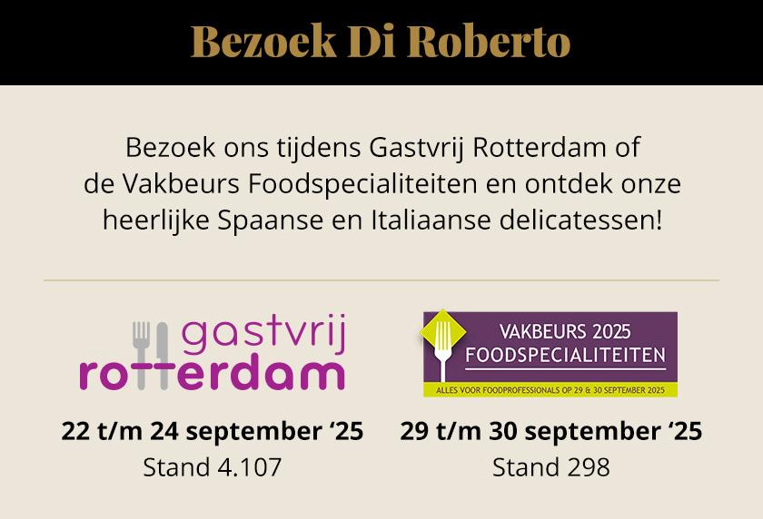 Bezoek ons tijdens de beurs